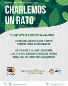 CompostablesUY: Charla Lanzamiento @ Agencia de Desarrollo Paysandú | Paysandú | Departamento de Paysandú | Uruguay