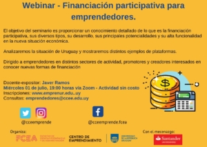 Financiación participativa para emprendedores