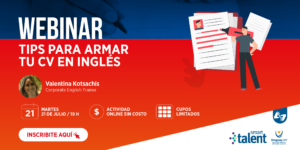 Webinar: Tips para armar tu CV en inglés